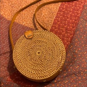 Woven Round 6” Beach Women’s Bag